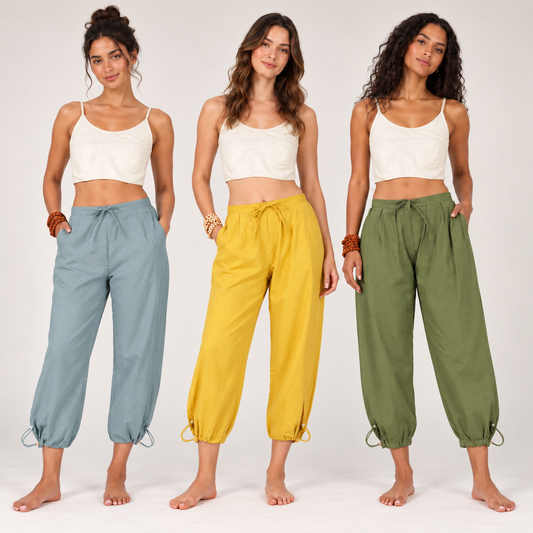 Ananda Yoga Pants - Set of 3 (Multi-colour Pack)