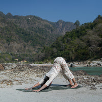 Women Cotton Hand Block Printed Yoga Pants -Chandra