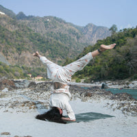 Women Cotton Hand Block Printed Yoga Top -Surya