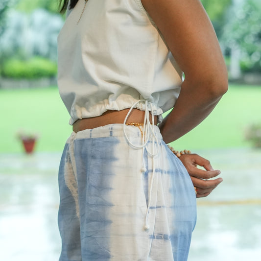 Womens Yoga Top White Ananda