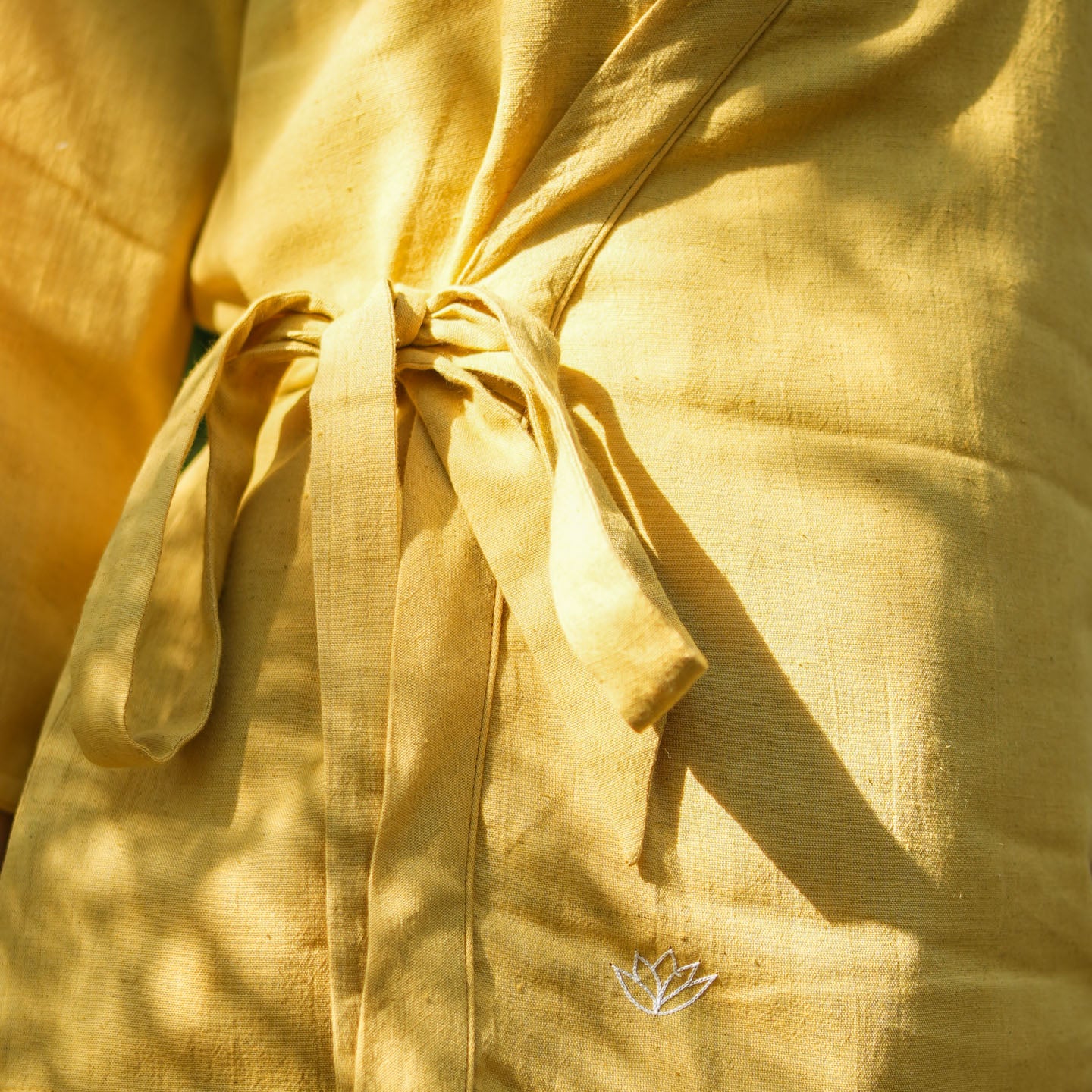 Women Cotton Yoga Pants and Yoga Top Set Yellow -Dharma