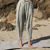 Women Cotton Yoga Pants Grey -Tara