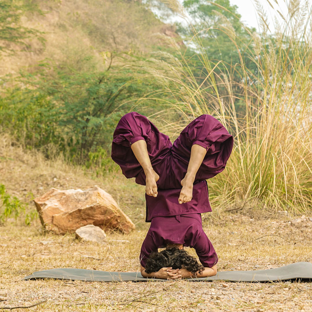 Chakra Yoga Top and Pant Set Purple