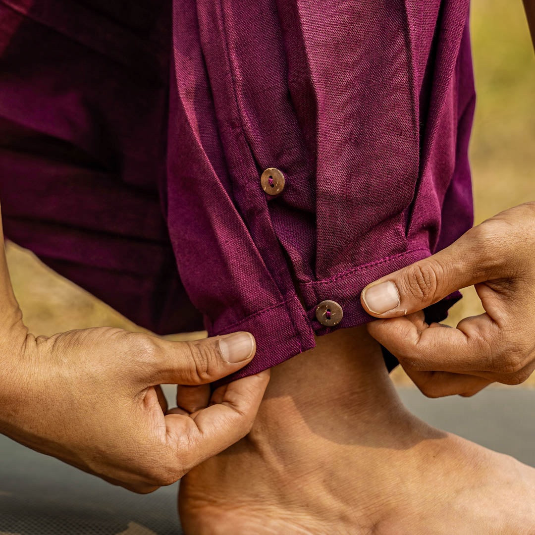 Chakra Yoga Top and Pant Set Purple