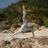 Women Cotton Yoga Top Women Grey -Surya