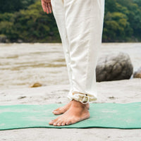 Men Yoga Pants and Yoga Top Set White -Tejas