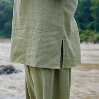Men Yoga Pants and Yoga Top Set Green -Sattva