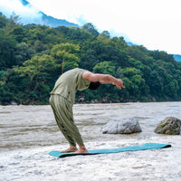 Men Yoga Pants and Yoga Top Set Green -Rajas