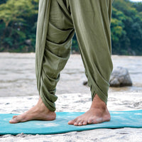 Men Yoga Pants and Yoga Top Set Green -Rajas