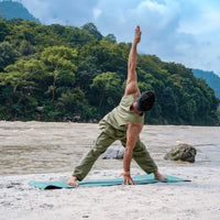 Men Yoga Pants and Yoga Top Set Green -Tejas |AKISO