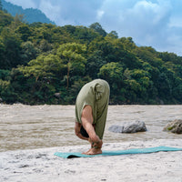 Men Yoga Pants and Yoga Top Set Green -Tejas