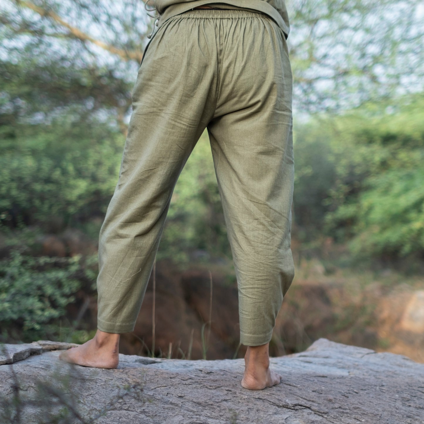 Chandra Yoga Top and Pant Set Green