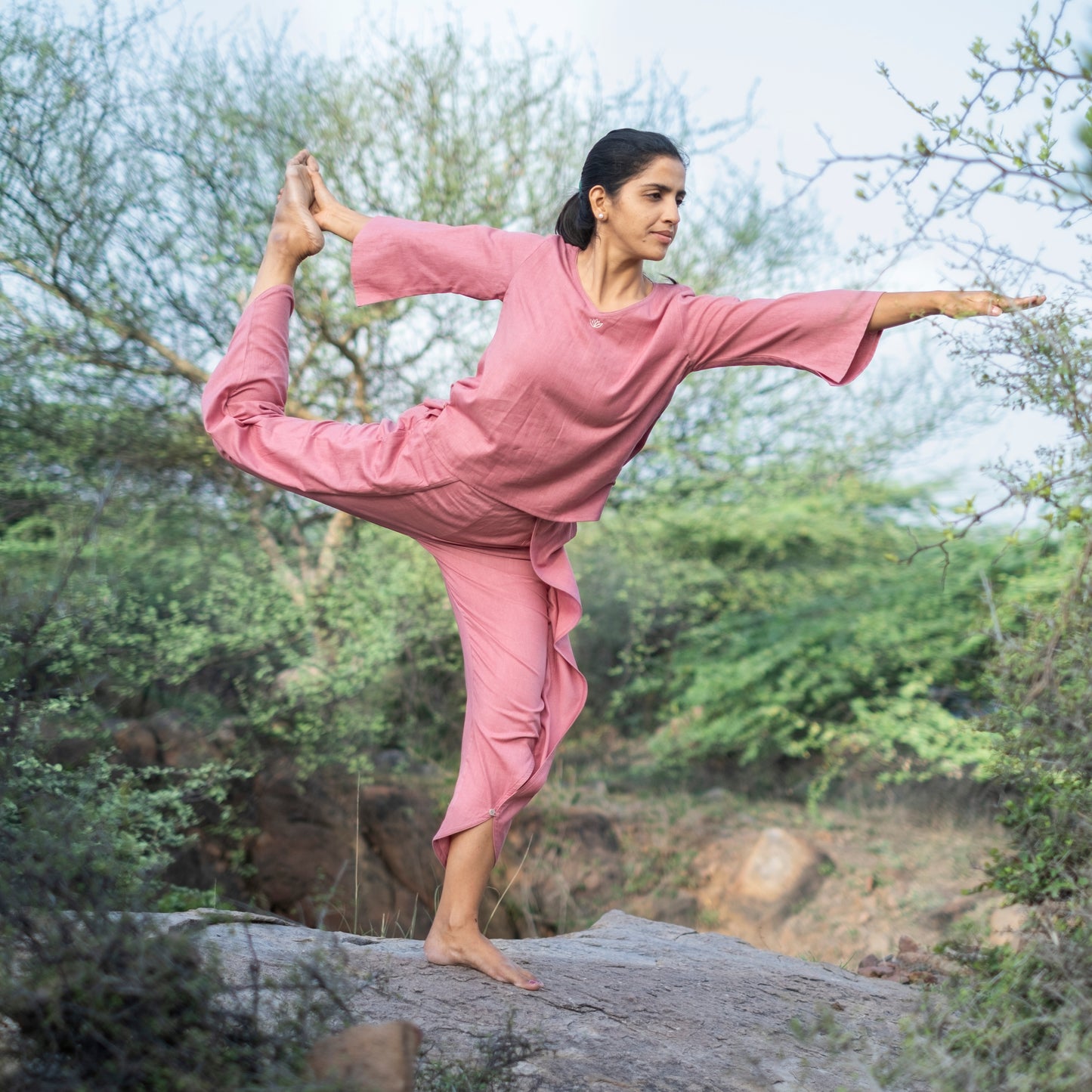 Surya Dhoti Yoga Pant Pink