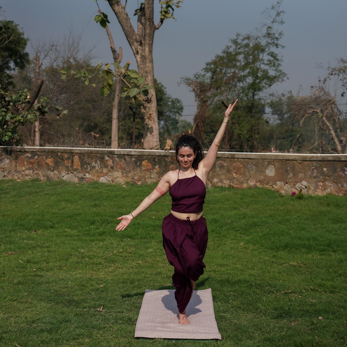 Akasha Yoga Top Purple