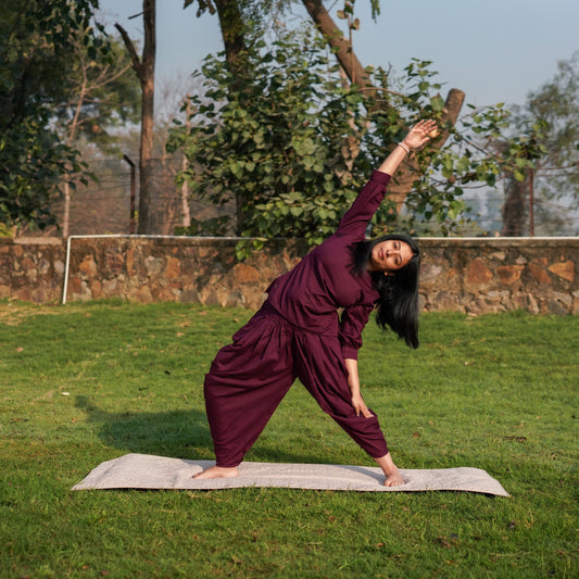 Buddhi Yoga Top and Pant Set Purple