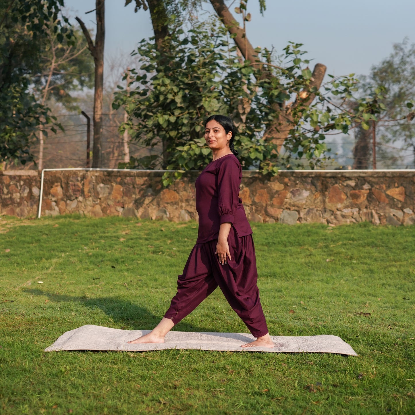 Buddhi Yoga Top Purple