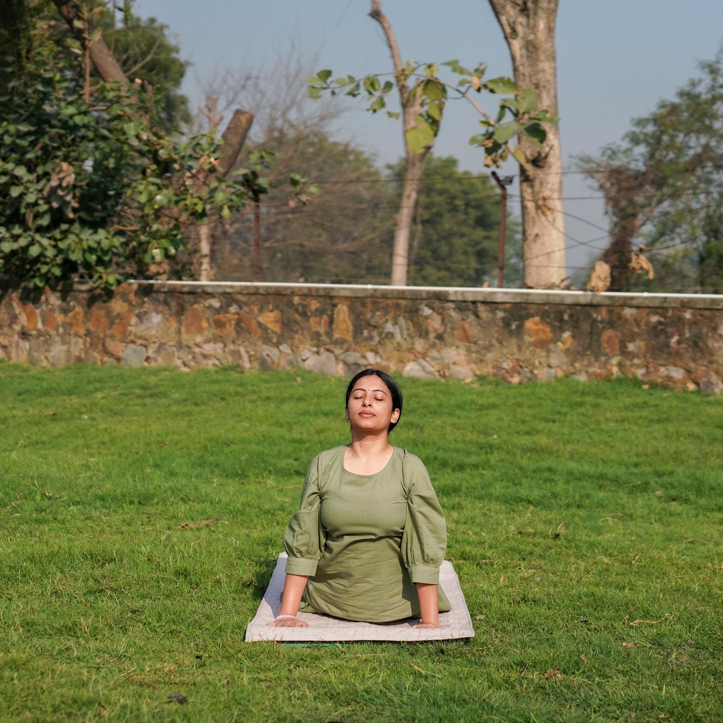 Buddhi Yoga Top Green