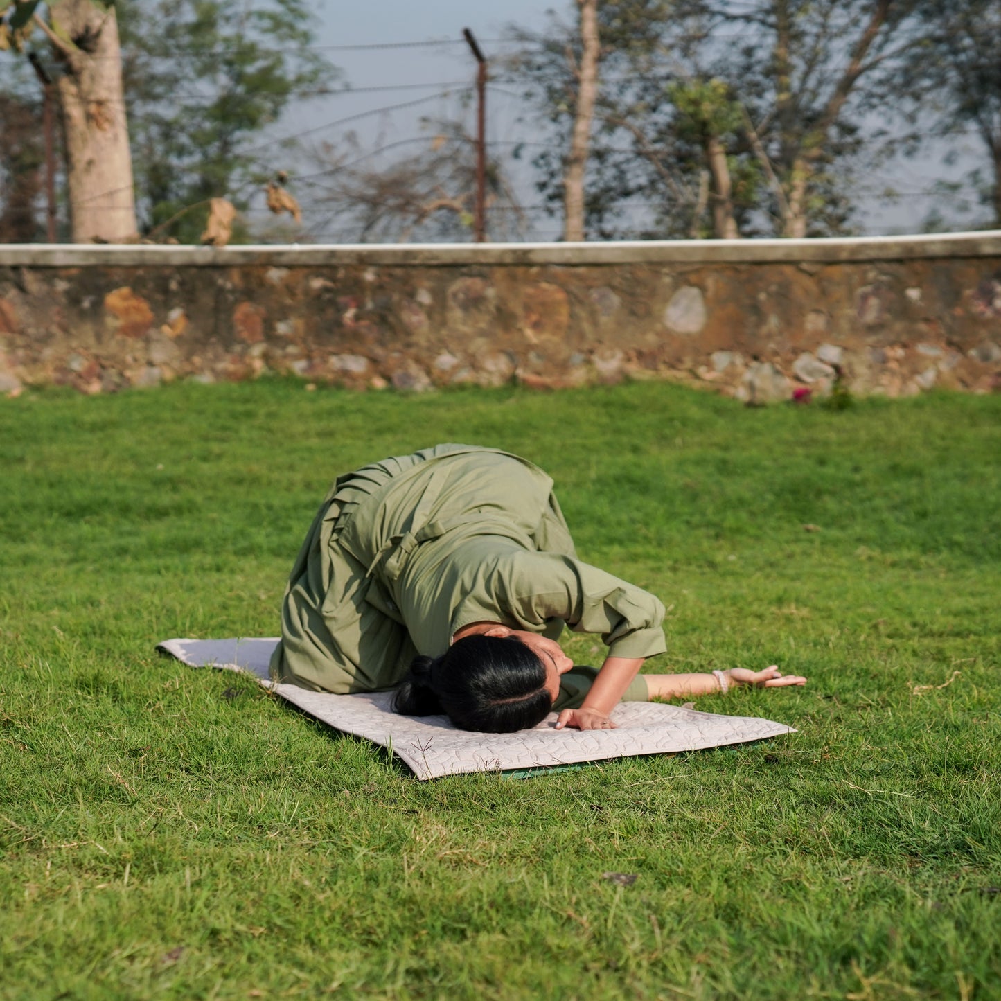 Buddhi Yoga Top and Pant Set Green