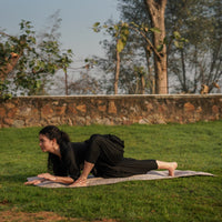 Women Cotton Yoga Pants Black -Buddhi