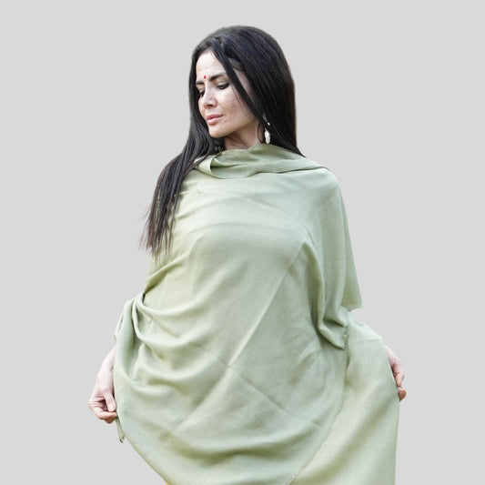 Urja Meditation Shawl in Sage Green - Medium