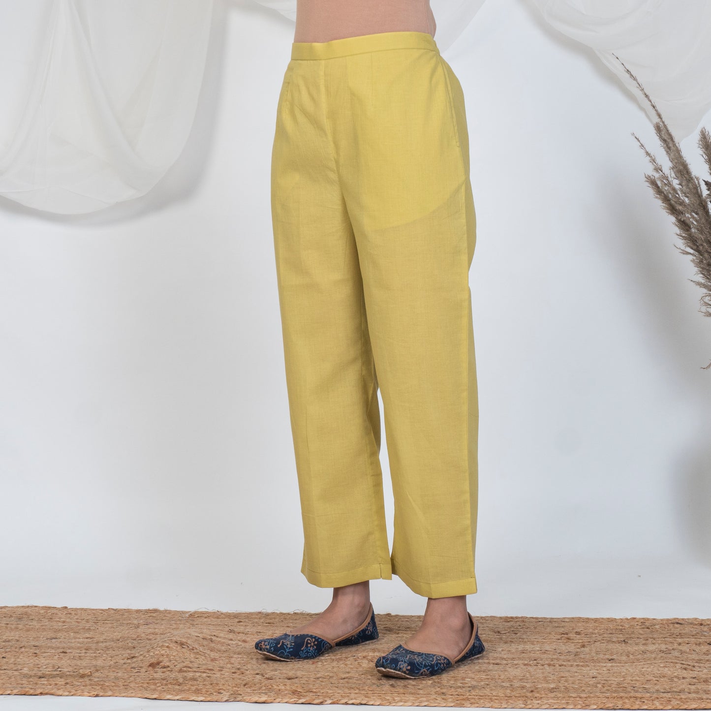 Solid Yellow Pyjama Pants