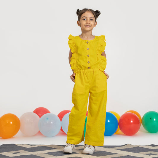 Jump Suit - Yellow