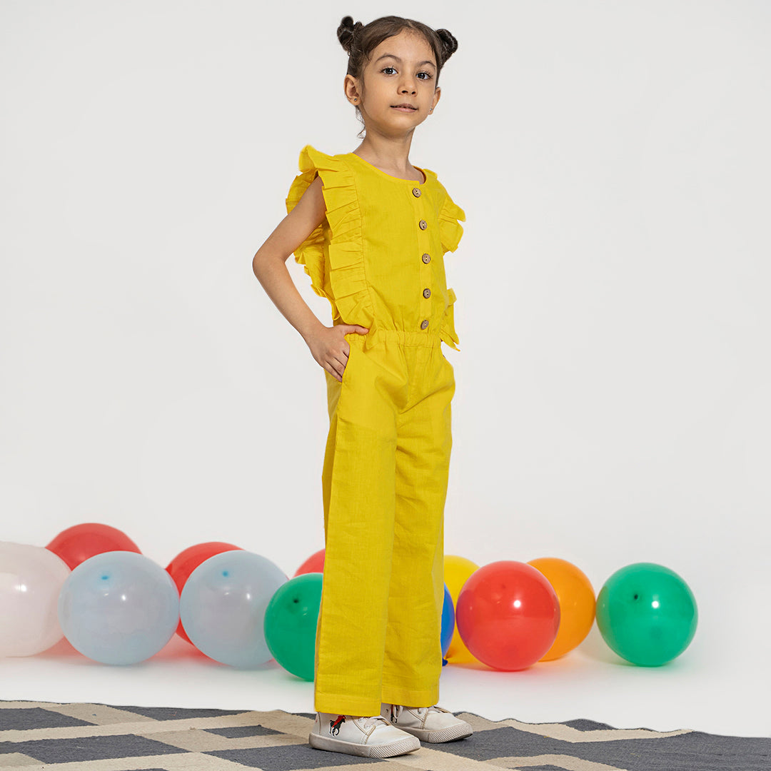 Jump Suit - Yellow