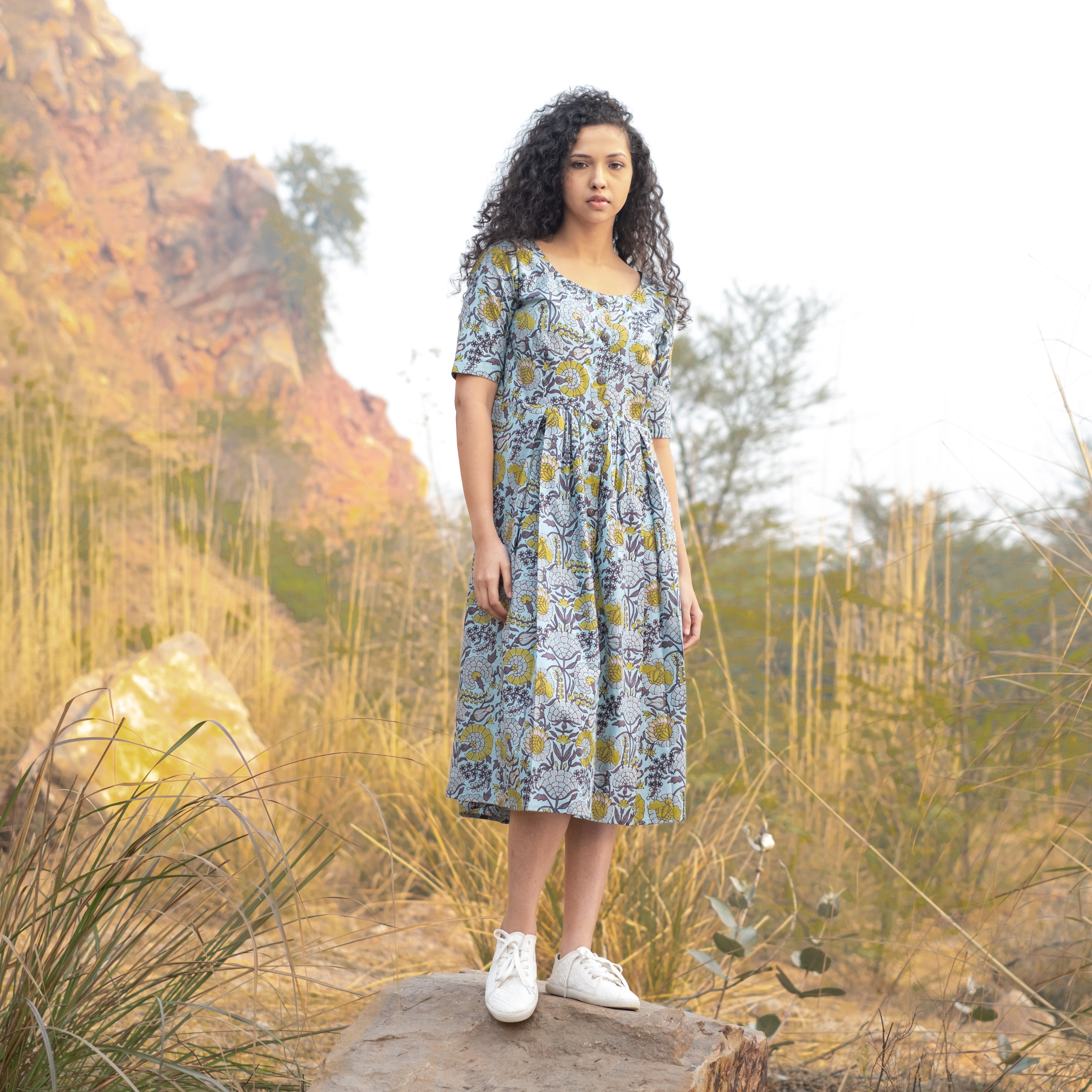 Button down outlet midi dress pattern